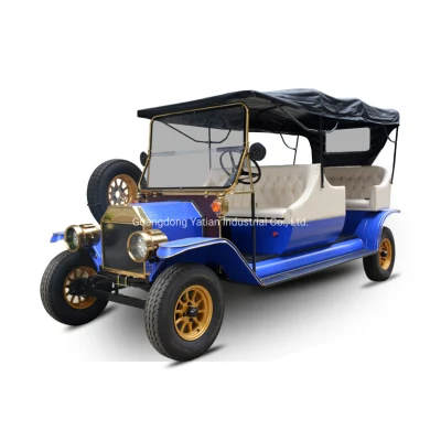 Гольф-кар в старом американском стиле, ретро-электрический клубный автомобиль, дизайн для экскурсионного туризма